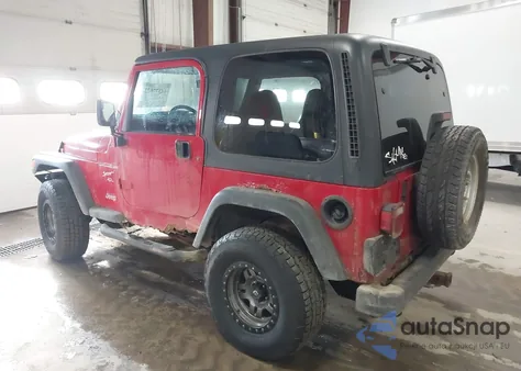 2000 Jeep Wrangler Sport z USA, uszkodzony, nr VIN 1J4FA49S2YP768773